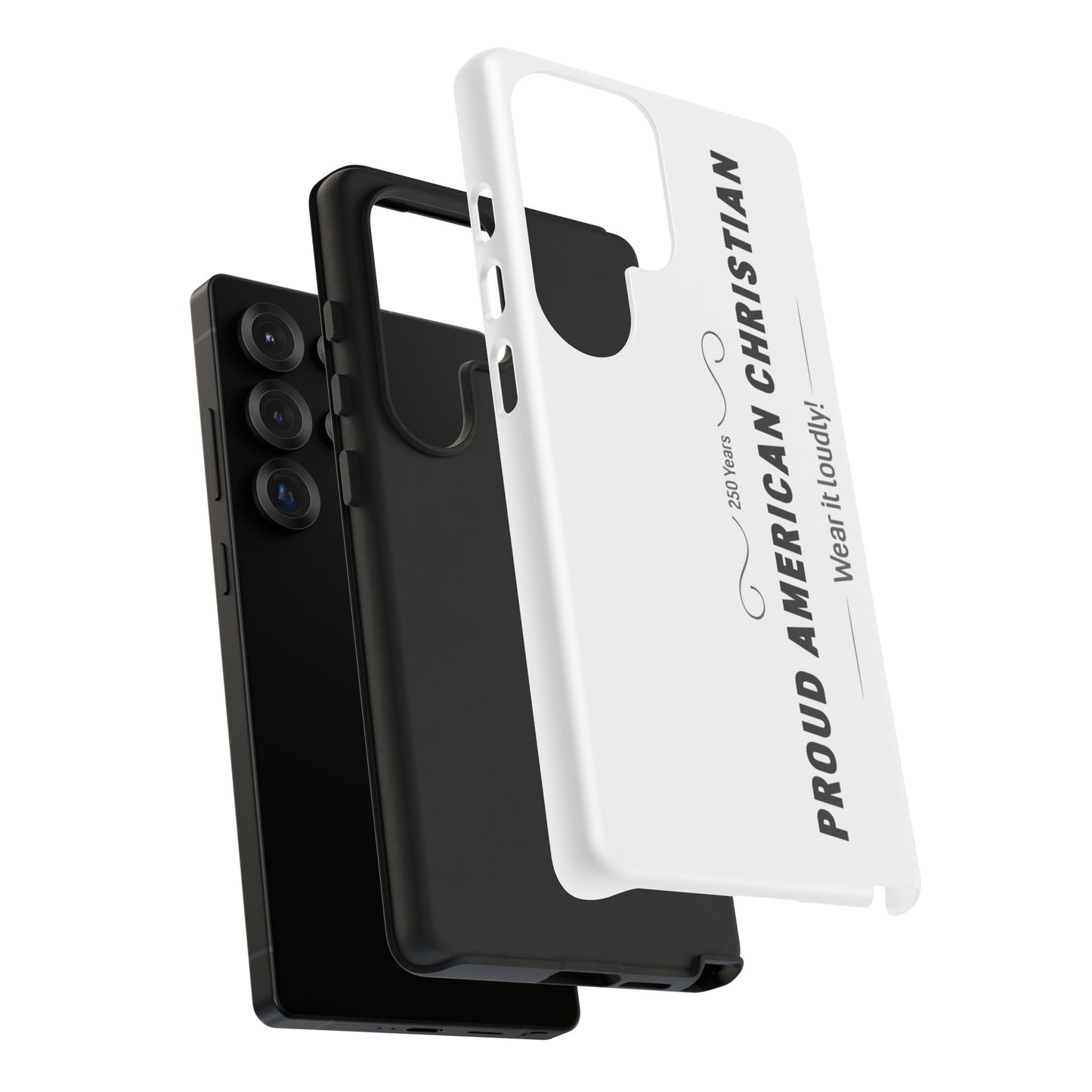 Proud American Christian iPhone Case — "Wear It Loudly" Patriotic Religious Phone Cover