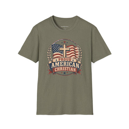 Christian T-Shirt | Patriotic Design Tee (Adult)