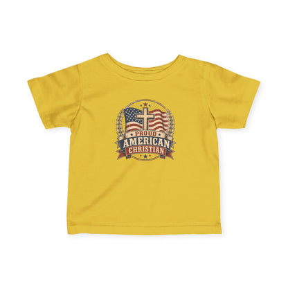 American Christian Infant T-Shirt for Boys and Girls (6-24 Months)
