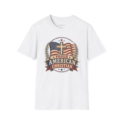 Christian T-Shirt | Patriotic Design Tee (Adult)