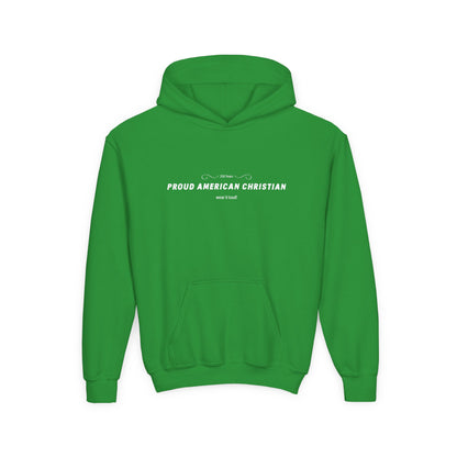 American Christian Hoodie — Youth Patriotic Pullover