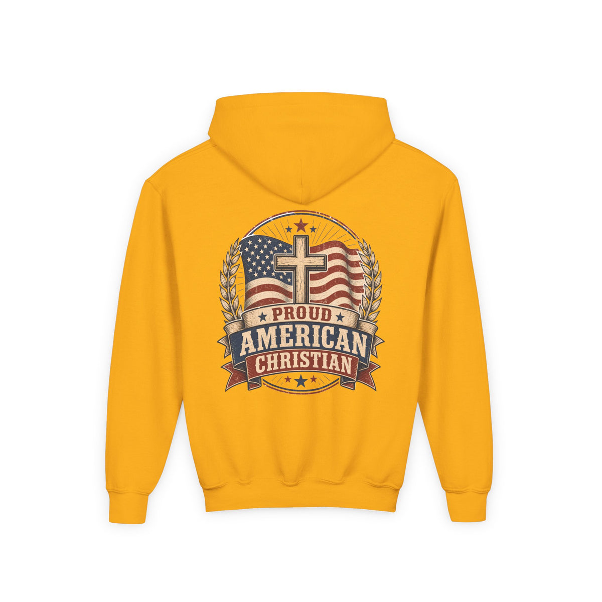 American Christian Hoodie — Youth Patriotic Pullover