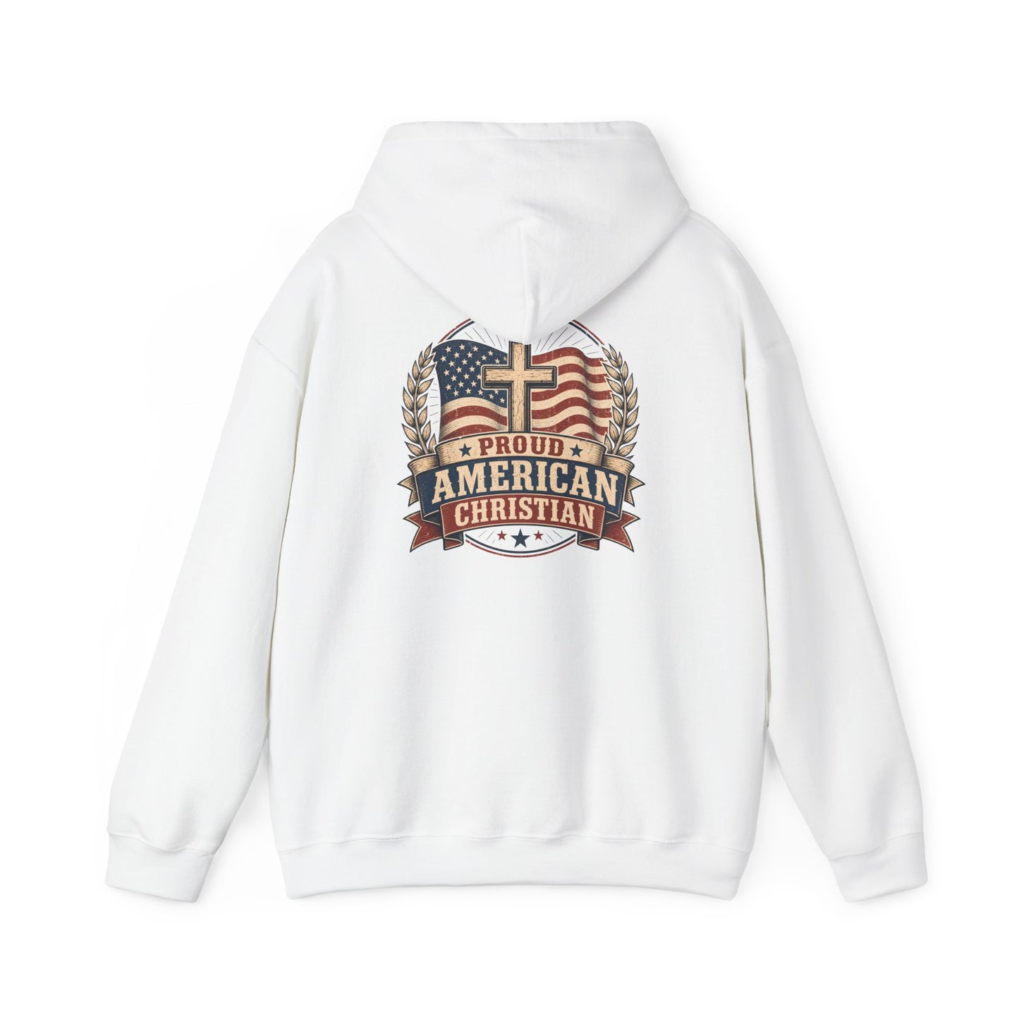 American Christian Hoodie — Patriotic Pullover (Ladies)