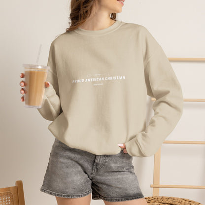 American Christian Crewneck Sweatshirt (Ladies)