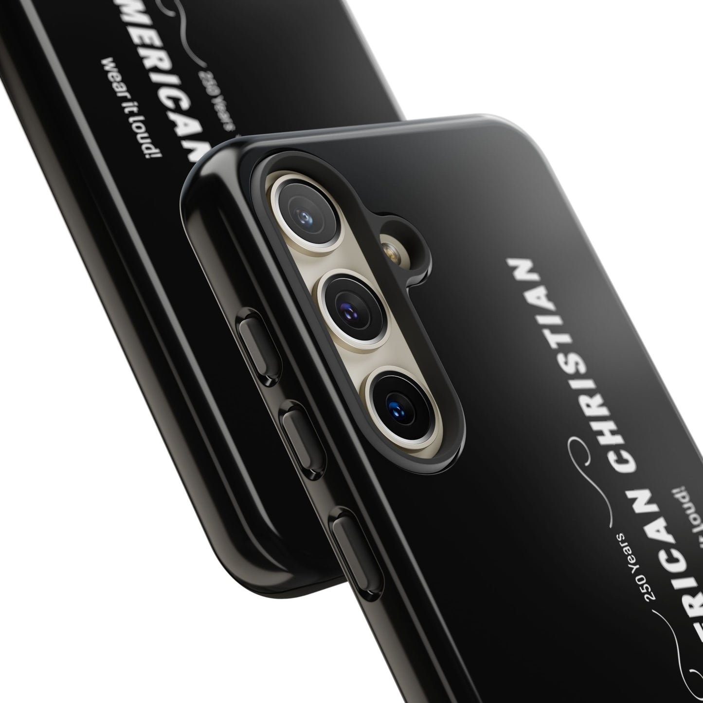 Proud American Christian Tough Phone Case — Slim Black Protective Cover
