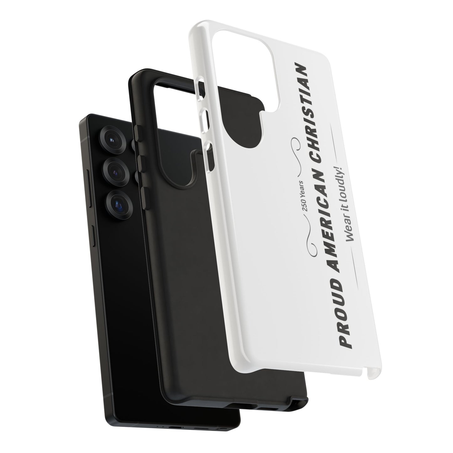 Proud American Christian iPhone Case — "Wear It Loudly" Patriotic Religious Phone Cover