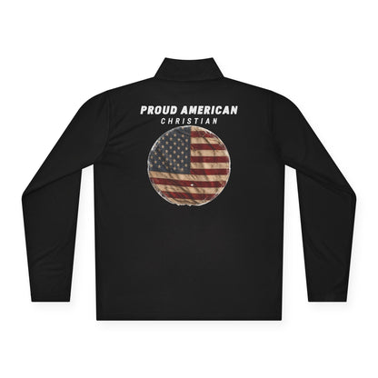Proud American Christian Quarter-Zip Pullover