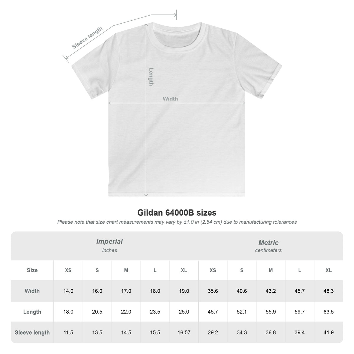 Kids T-Shirt for Boys and Girls (Ages 5-13)