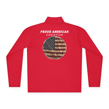 Proud American Christian Quarter-Zip Pullover