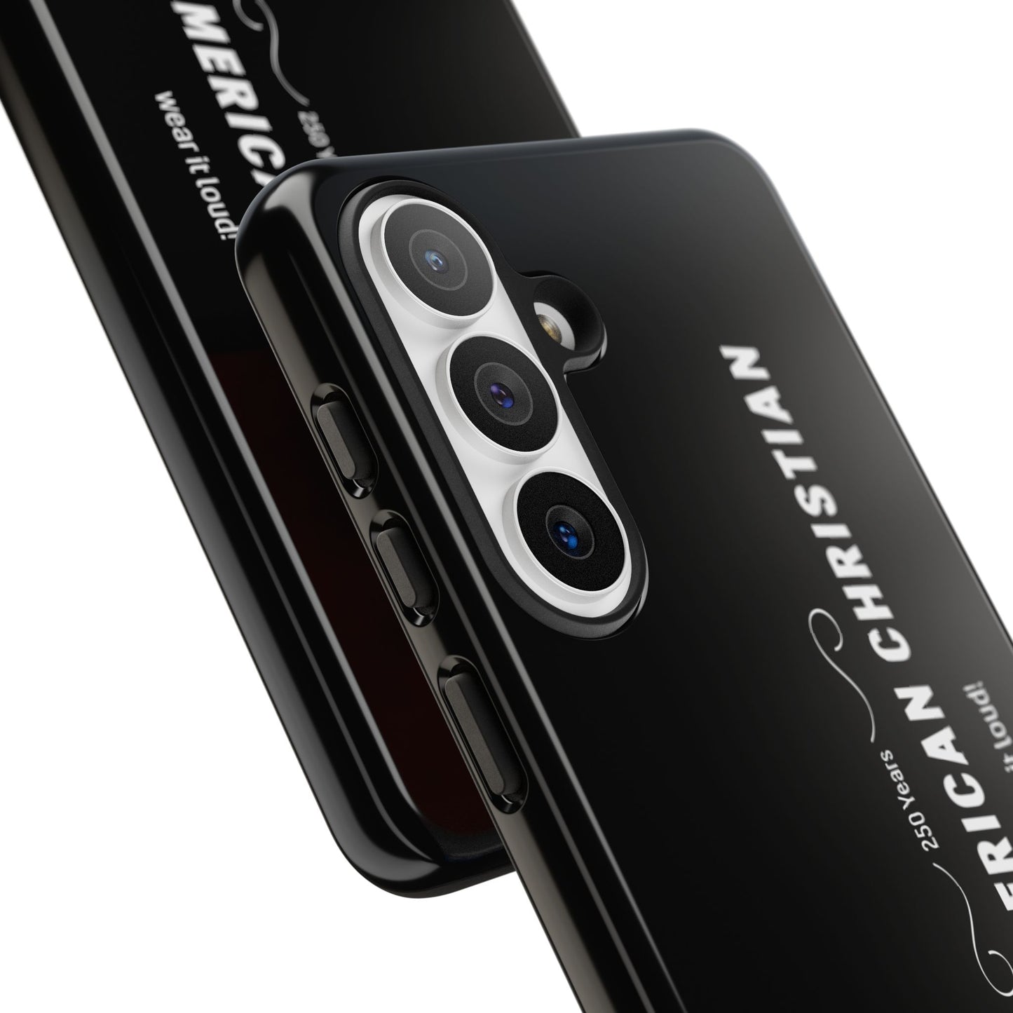 Proud American Christian Tough Phone Case — Slim Black Protective Cover