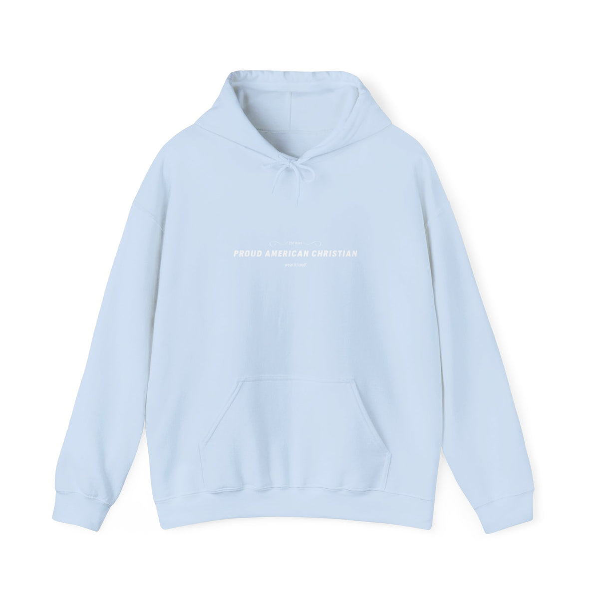 American Christian Hoodie — Patriotic Pullover (Ladies)