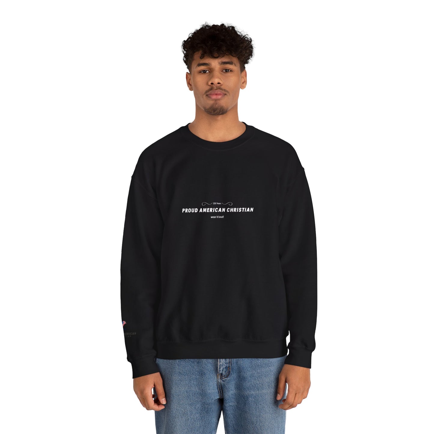 Proud American Christian Crewneck Sweatshirt