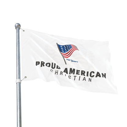 Double-Sided Flag – Proud American Christian Outdoor Banner