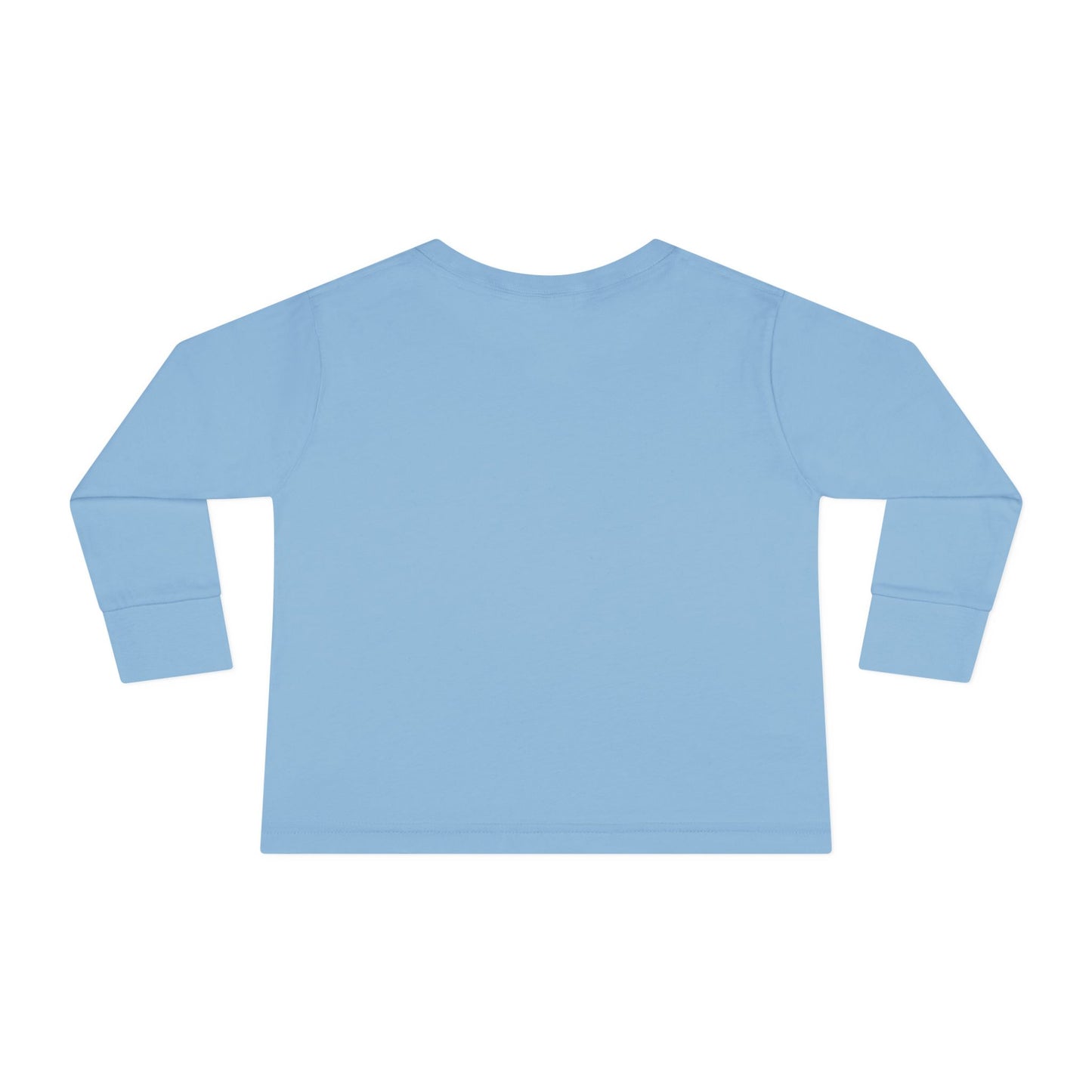 Toddler Long Sleeve Tee — "Proud American Christian" Minimalist Baby Shirt