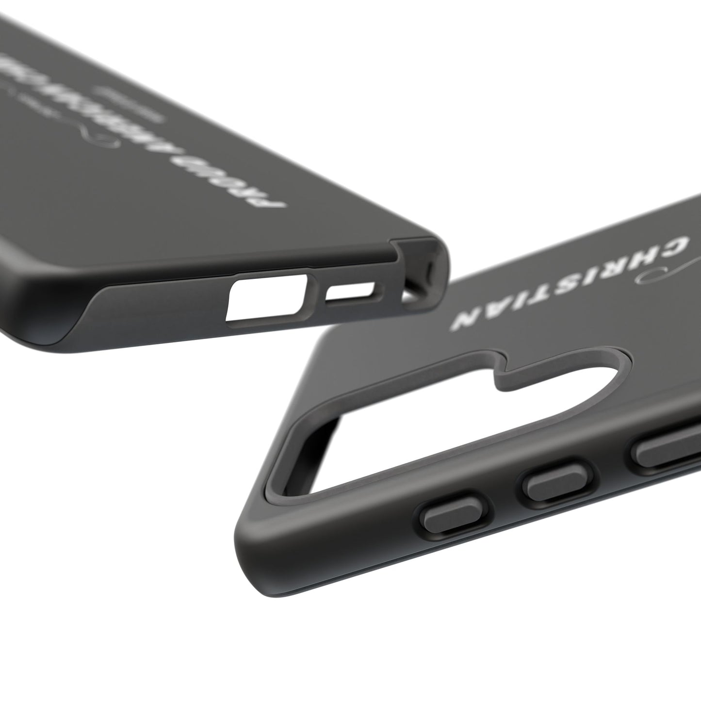 Proud American Christian Tough Phone Case — Slim Black Protective Cover
