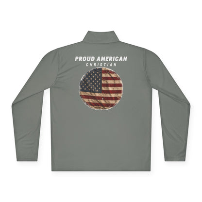 Proud American Christian Quarter-Zip Pullover