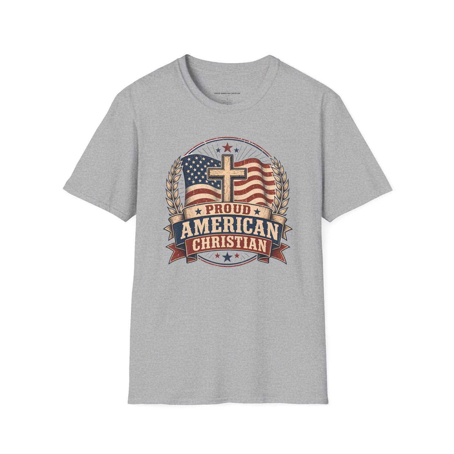 Christian T-Shirt | Patriotic Design Tee (Adult)