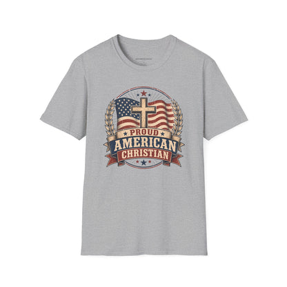 Christian T-Shirt | Patriotic Design Tee (Adult)