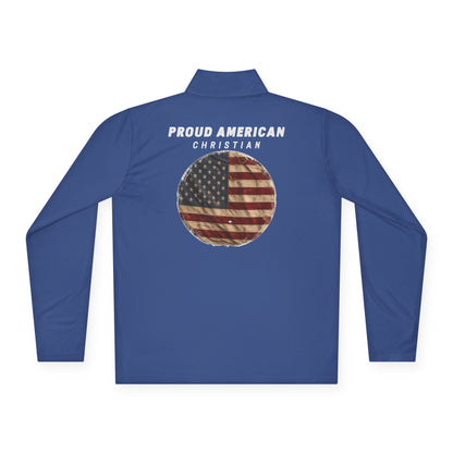 Proud American Christian Quarter-Zip Pullover