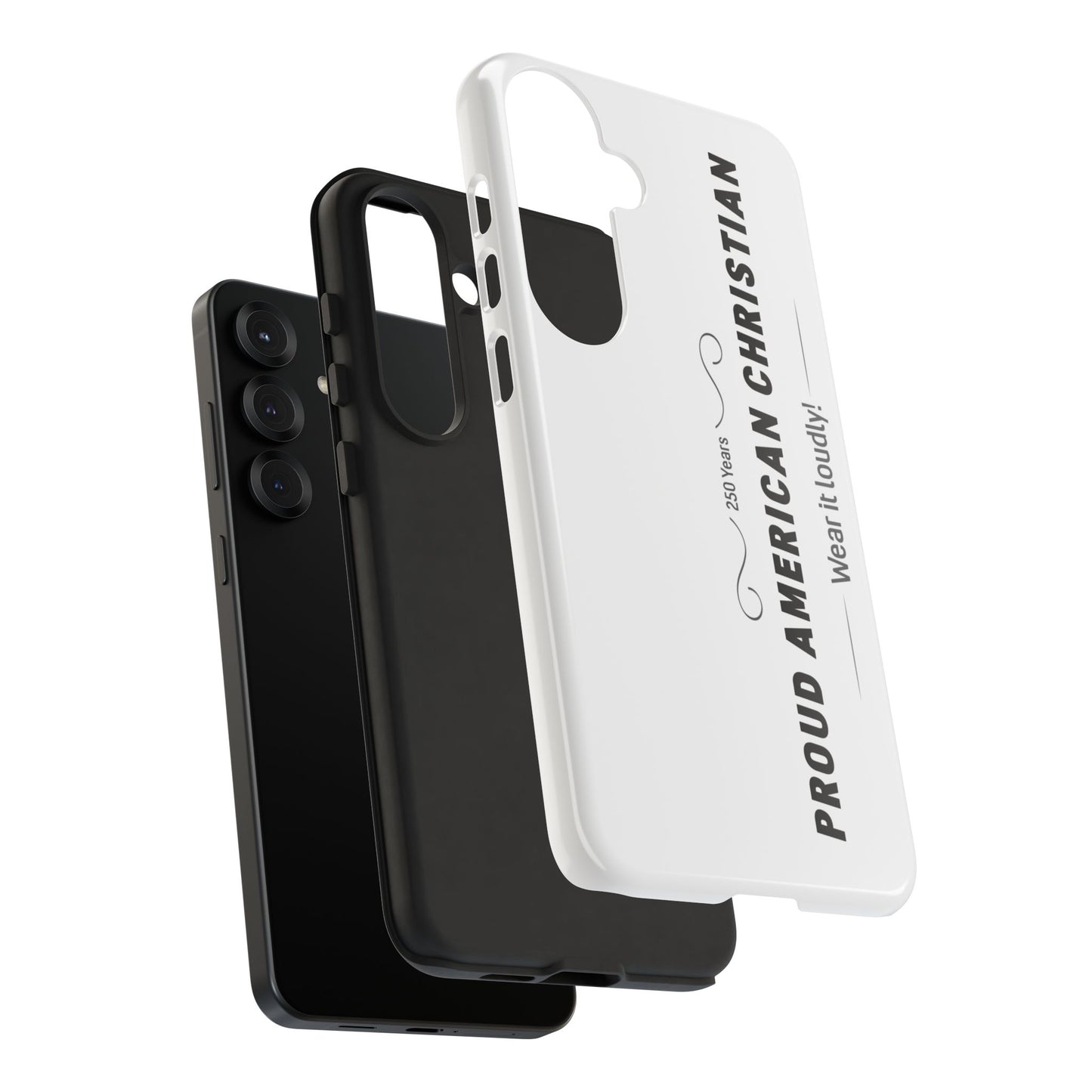 Proud American Christian iPhone Case — "Wear It Loudly" Patriotic Religious Phone Cover