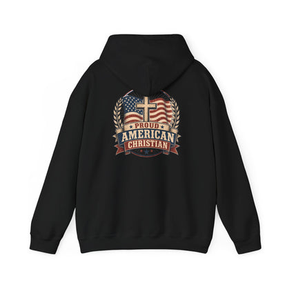 American Christian Hoodie — Patriotic Pullover (Ladies)