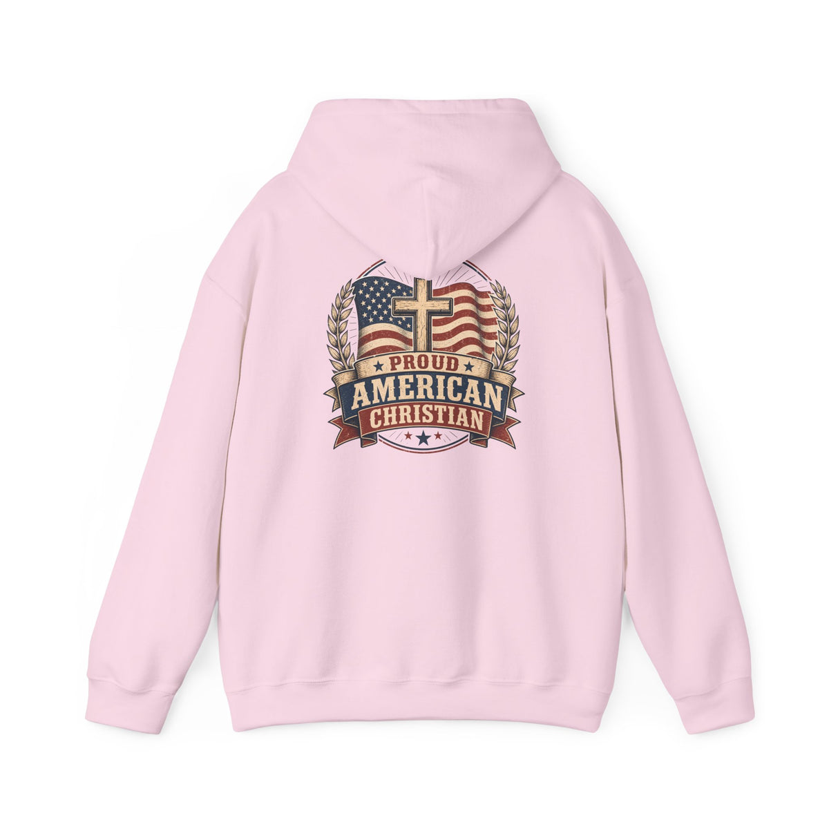 American Christian Hoodie — Patriotic Pullover (Ladies)