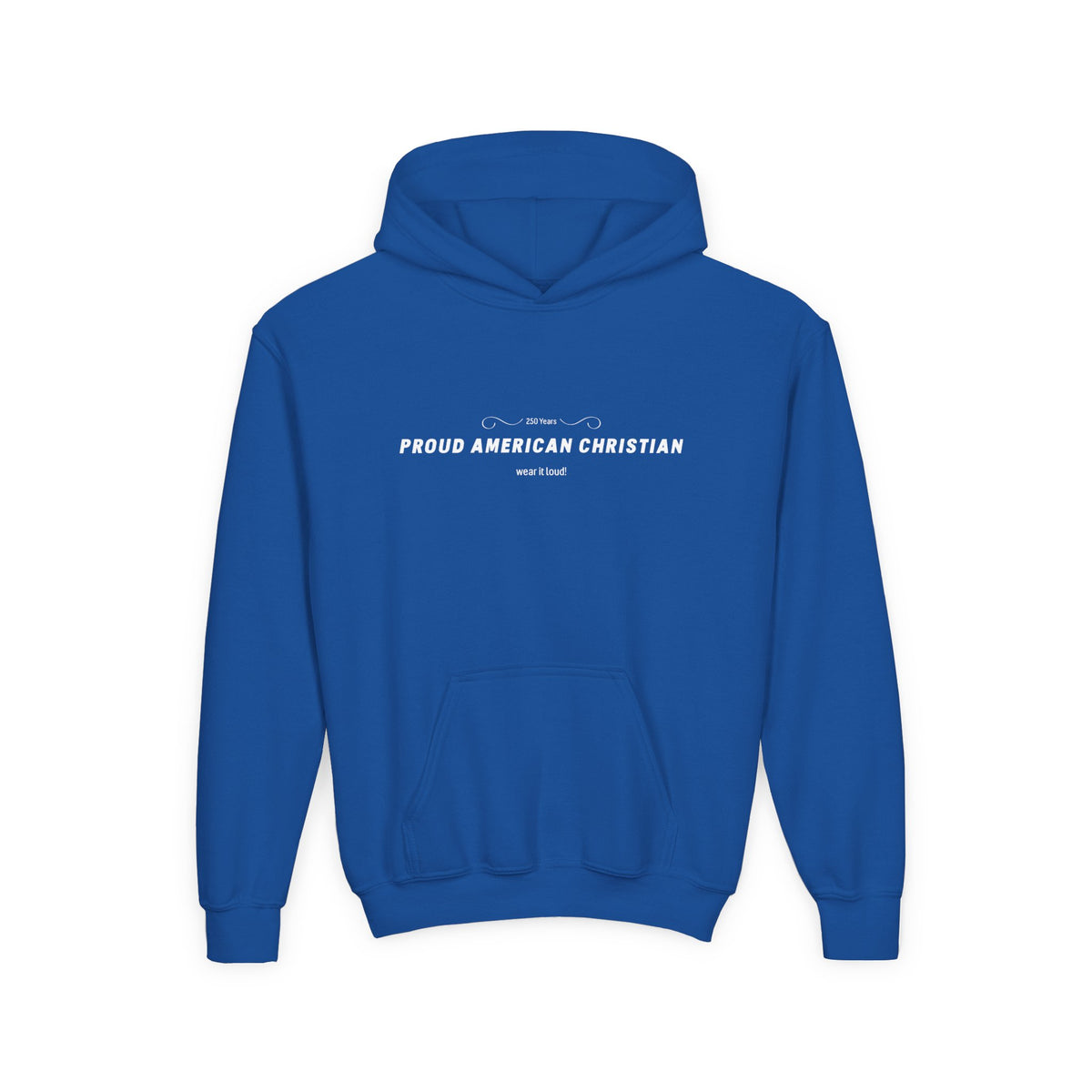 American Christian Hoodie — Youth Patriotic Pullover