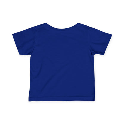 Infant Tee — "Proud American Christian" Cross & Flag Baby Shirt