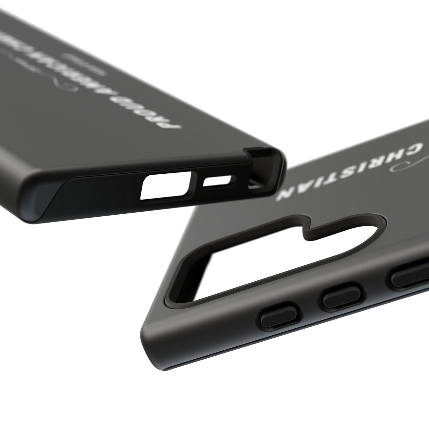 Proud American Christian Tough Phone Case — Slim Black Protective Cover