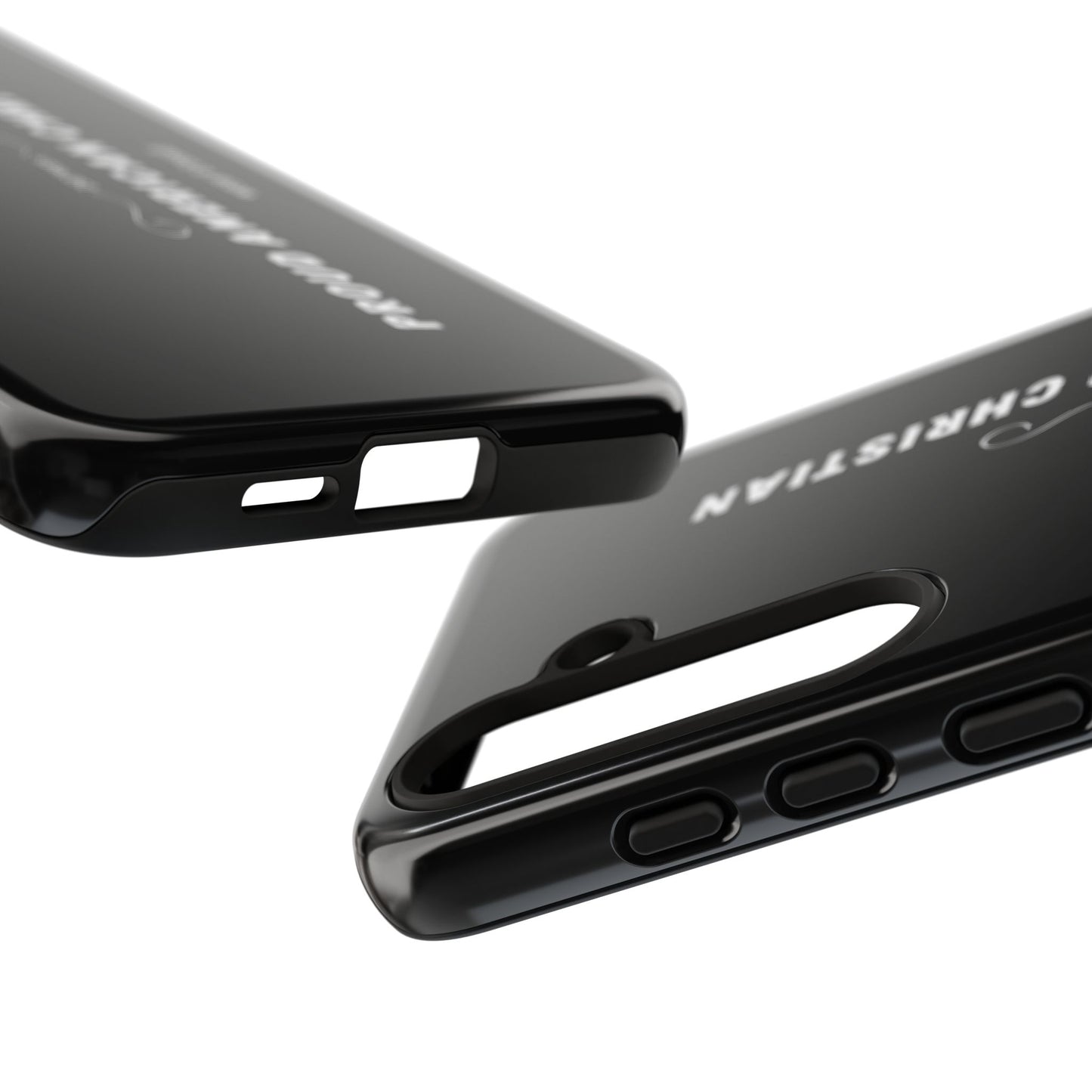 Proud American Christian Tough Phone Case — Slim Black Protective Cover
