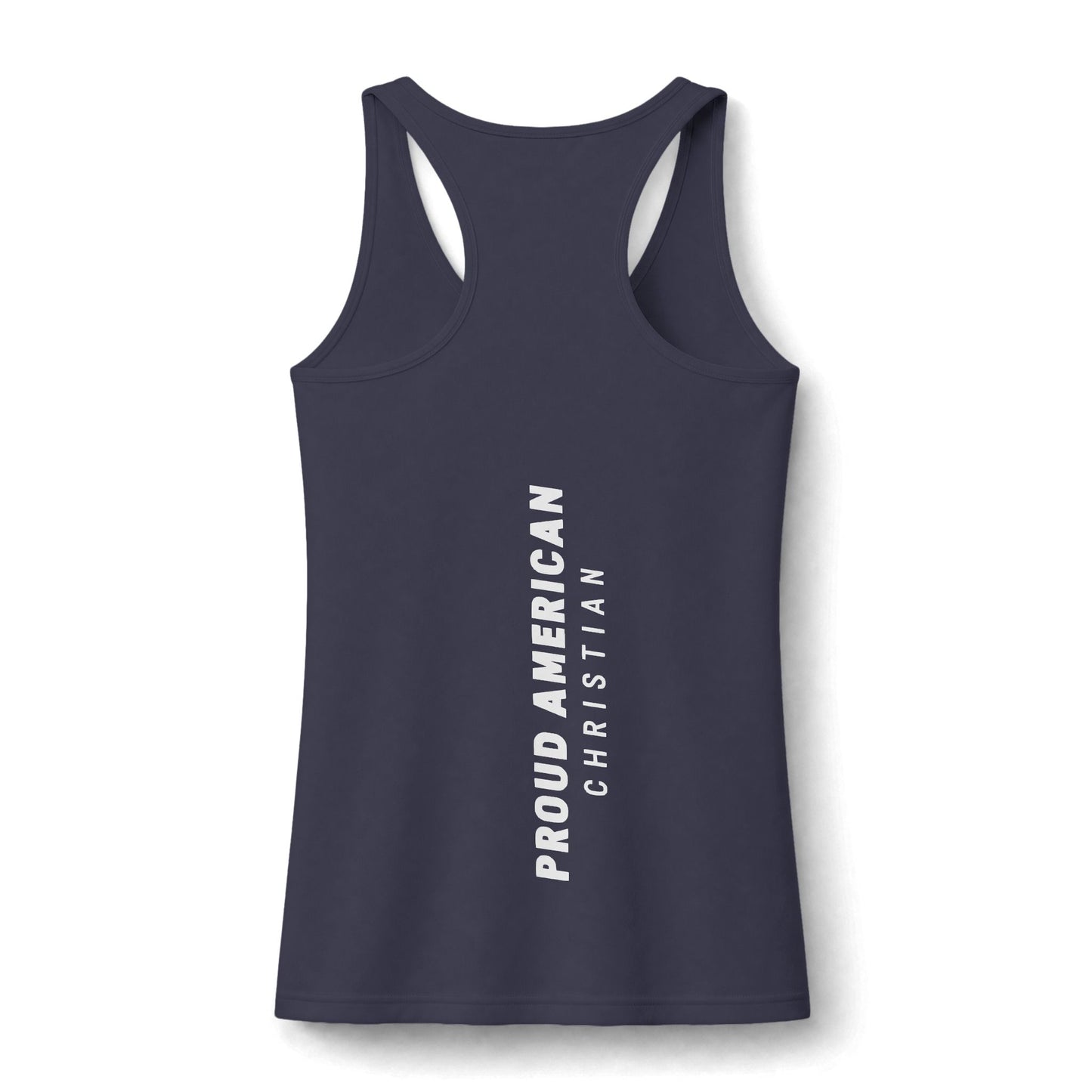 Proud American Christian Tank Top — Women's Faith & Patriot Performance Tank