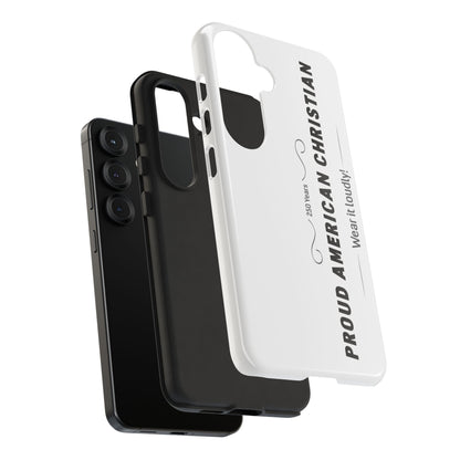 Proud American Christian iPhone Case — "Wear It Loudly" Patriotic Religious Phone Cover