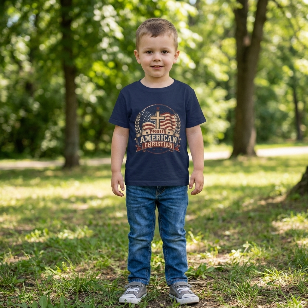 American Christian Toddler T-Shirt (2T-6T)