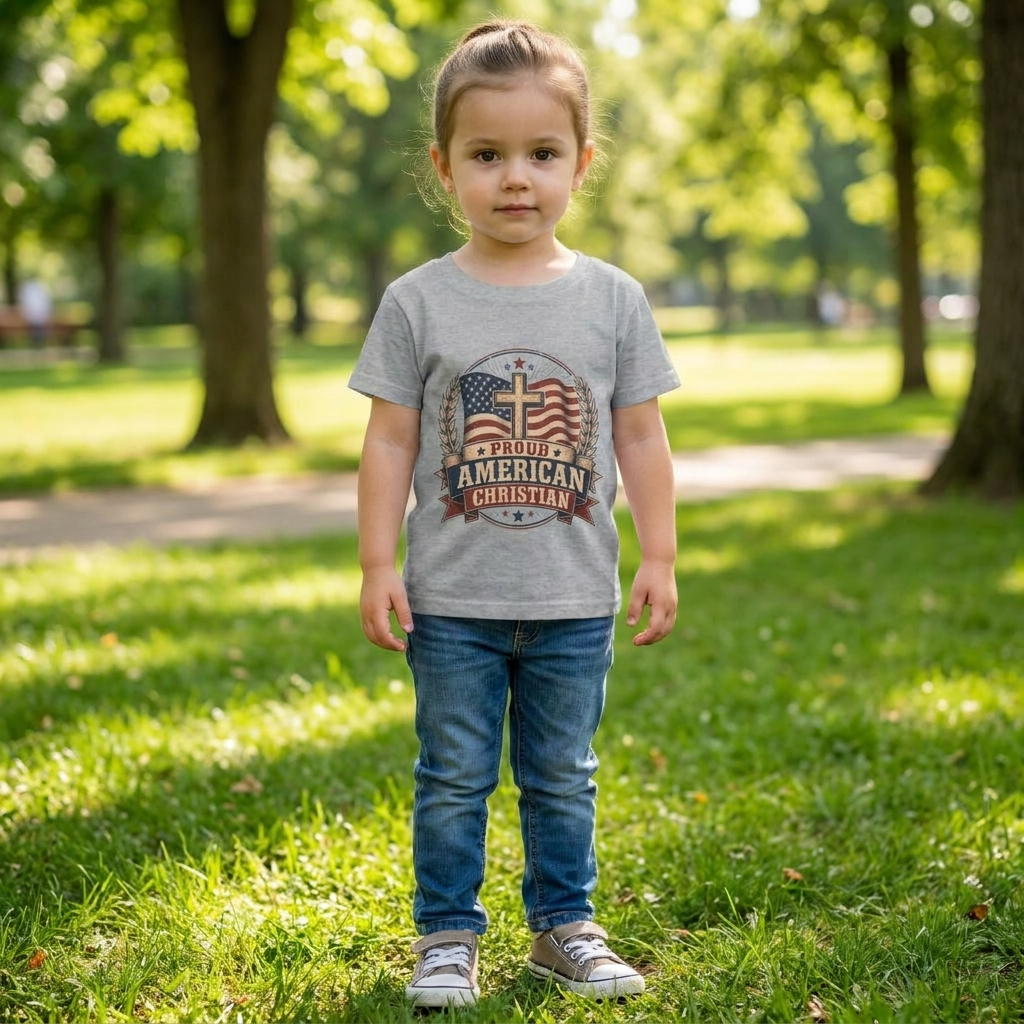 American Christian Toddler T-Shirt (2T-6T)