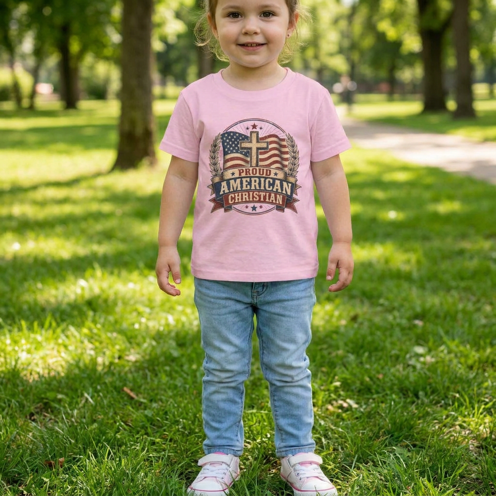 American Christian Toddler T-Shirt (2T-6T)