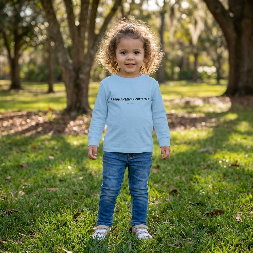 Toddler Long Sleeve T-Shirt for Boys and Girls