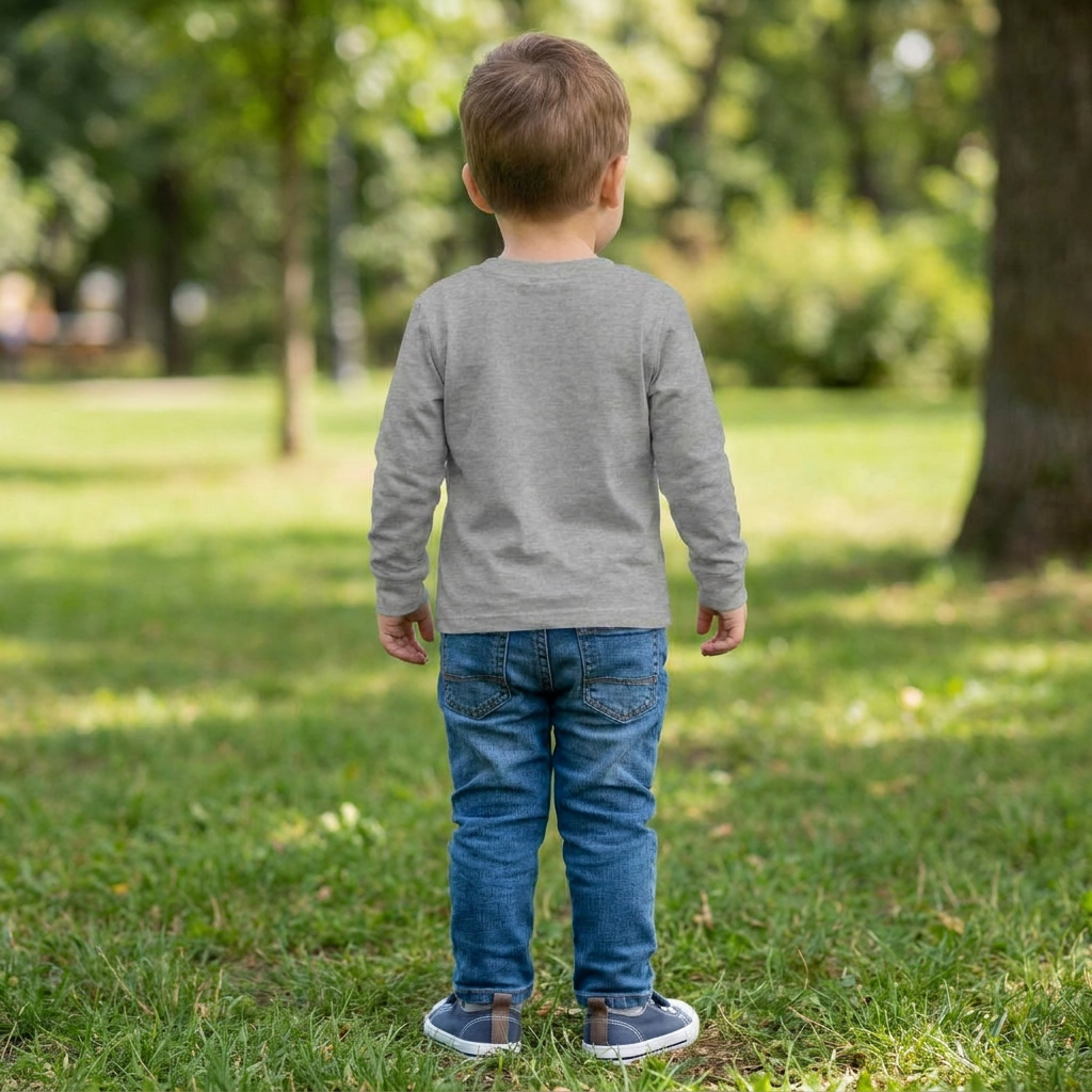 Toddler Long Sleeve T-Shirt for Boys and Girls