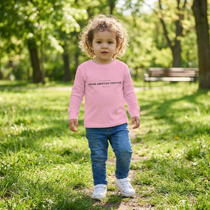 Toddler Long Sleeve T-Shirt for Boys and Girls