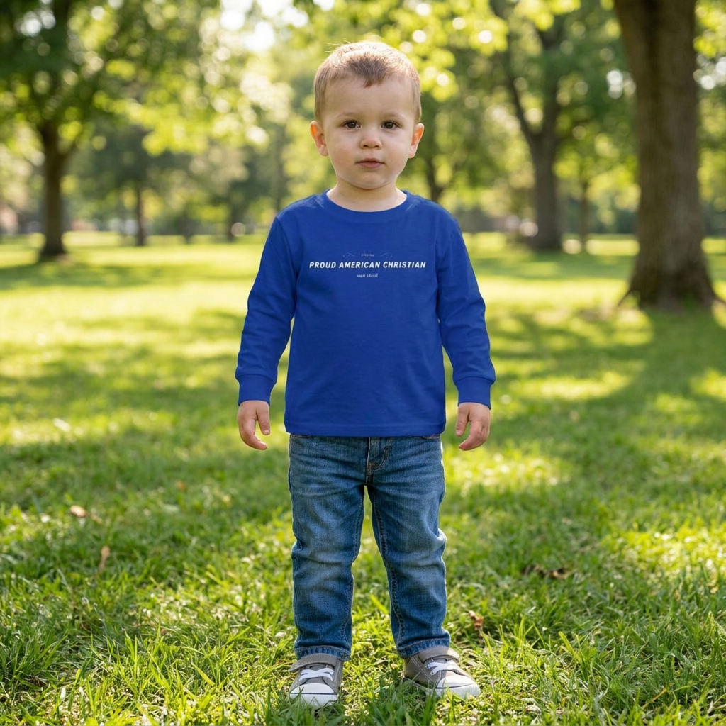Toddler Long Sleeve T-Shirt for Boys and Girls