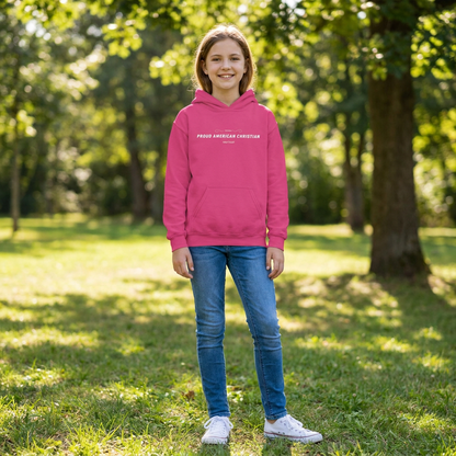 American Christian Hoodie — Youth Patriotic Pullover
