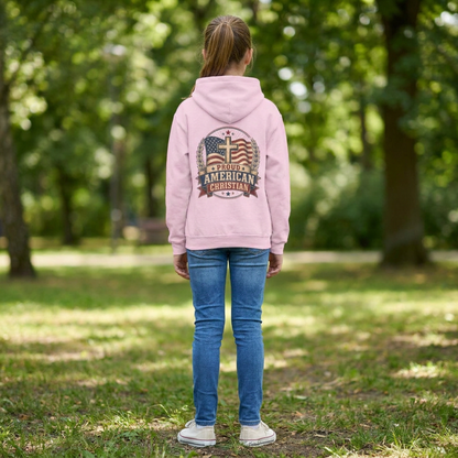 American Christian Hoodie — Youth Patriotic Pullover