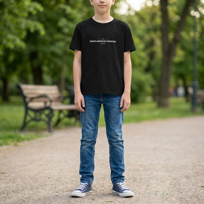 American Christian Kids T‑Shirt for Boys and Girls (Ages 5-13)