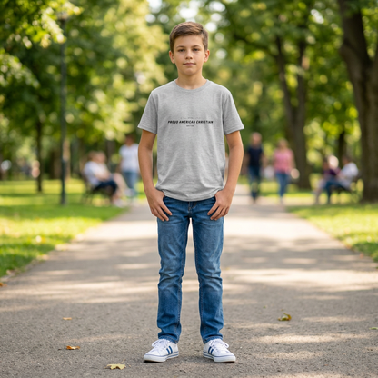 American Christian Kids T‑Shirt for Boys and Girls (Ages 5-13)