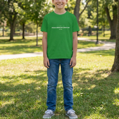 American Christian Kids T‑Shirt for Boys and Girls (Ages 5-13)