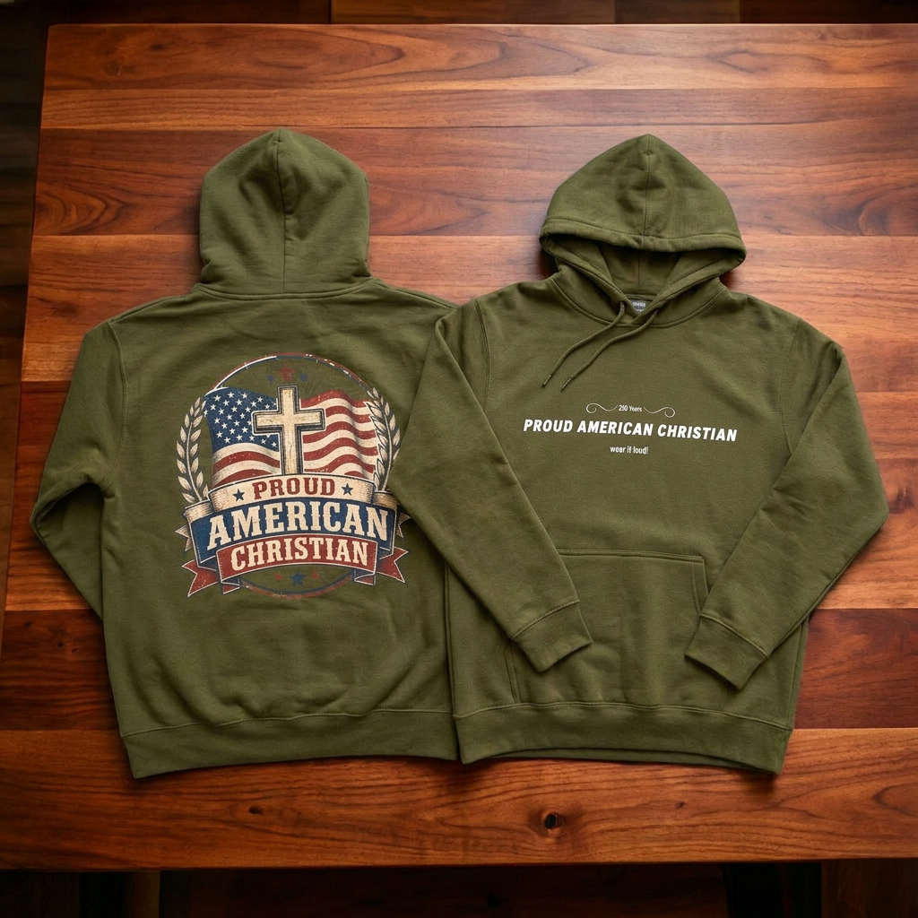 Christian Hoodie | Patriotic Design (Adult)
