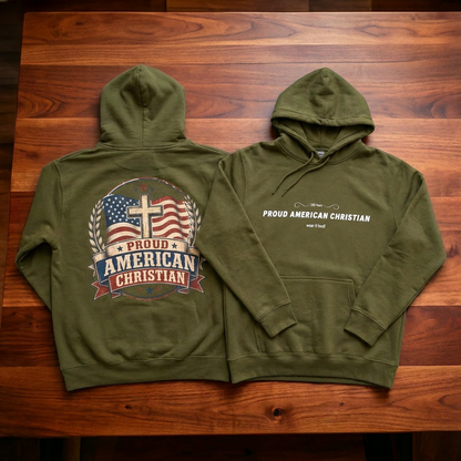 Christian Hoodie | Patriotic Design (Adult)