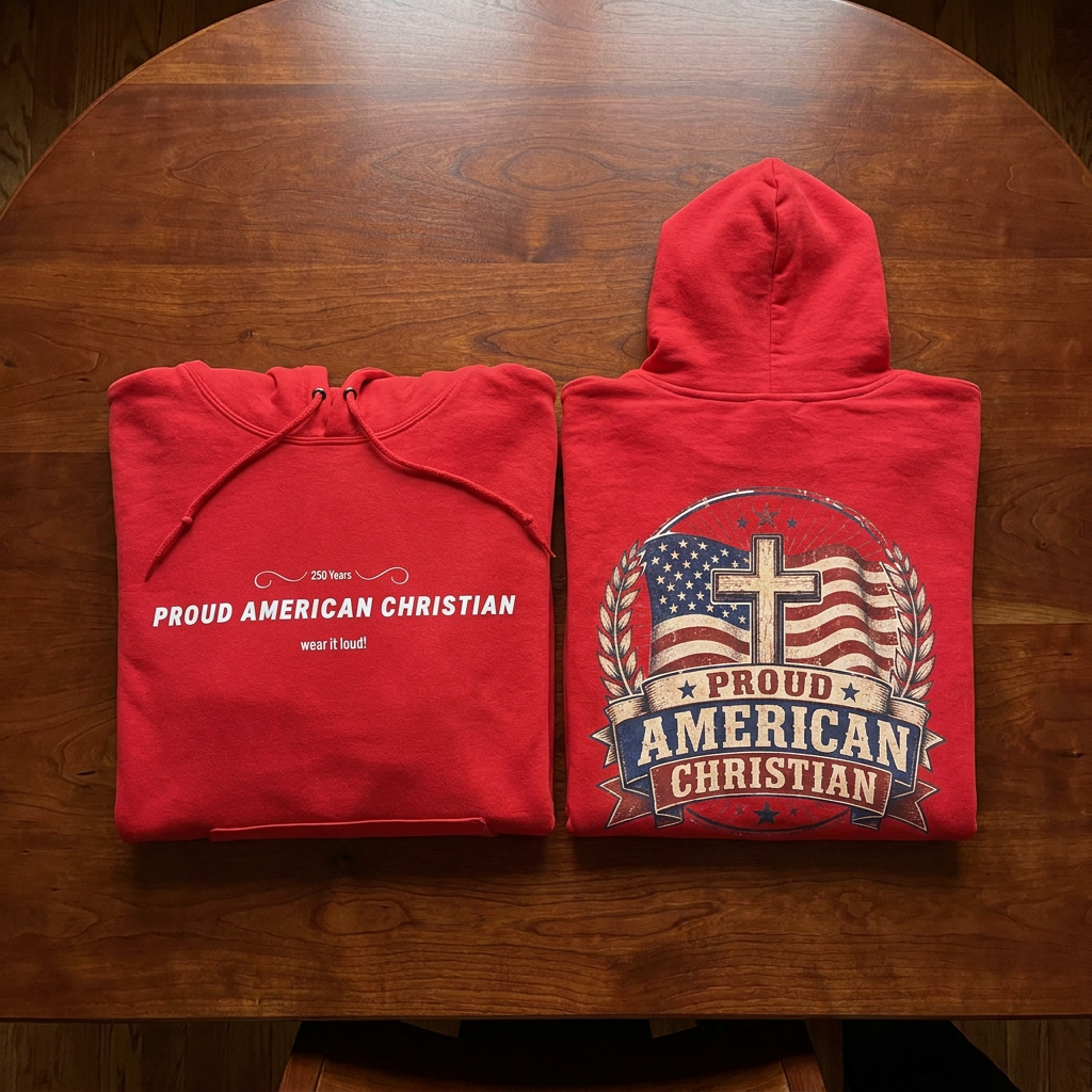 Christian Hoodie | Patriotic Design (Adult)
