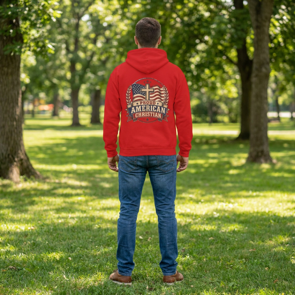 Christian Hoodie | Patriotic Design (Adult)