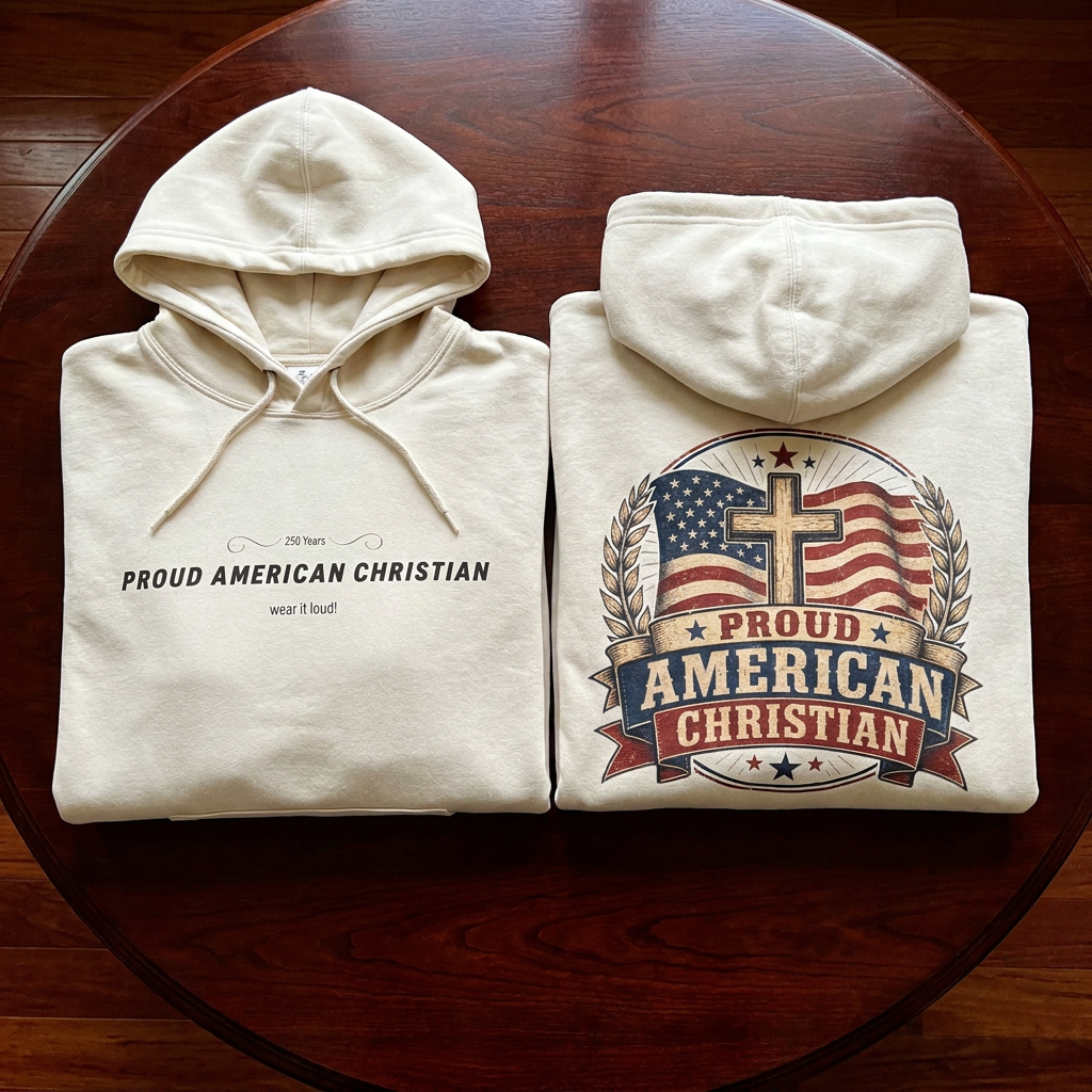 Christian Hoodie | Patriotic Design (Adult)