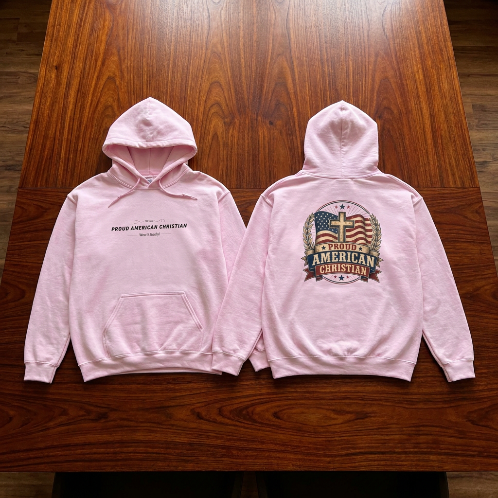 Christian Hoodie | Patriotic Design (Adult)